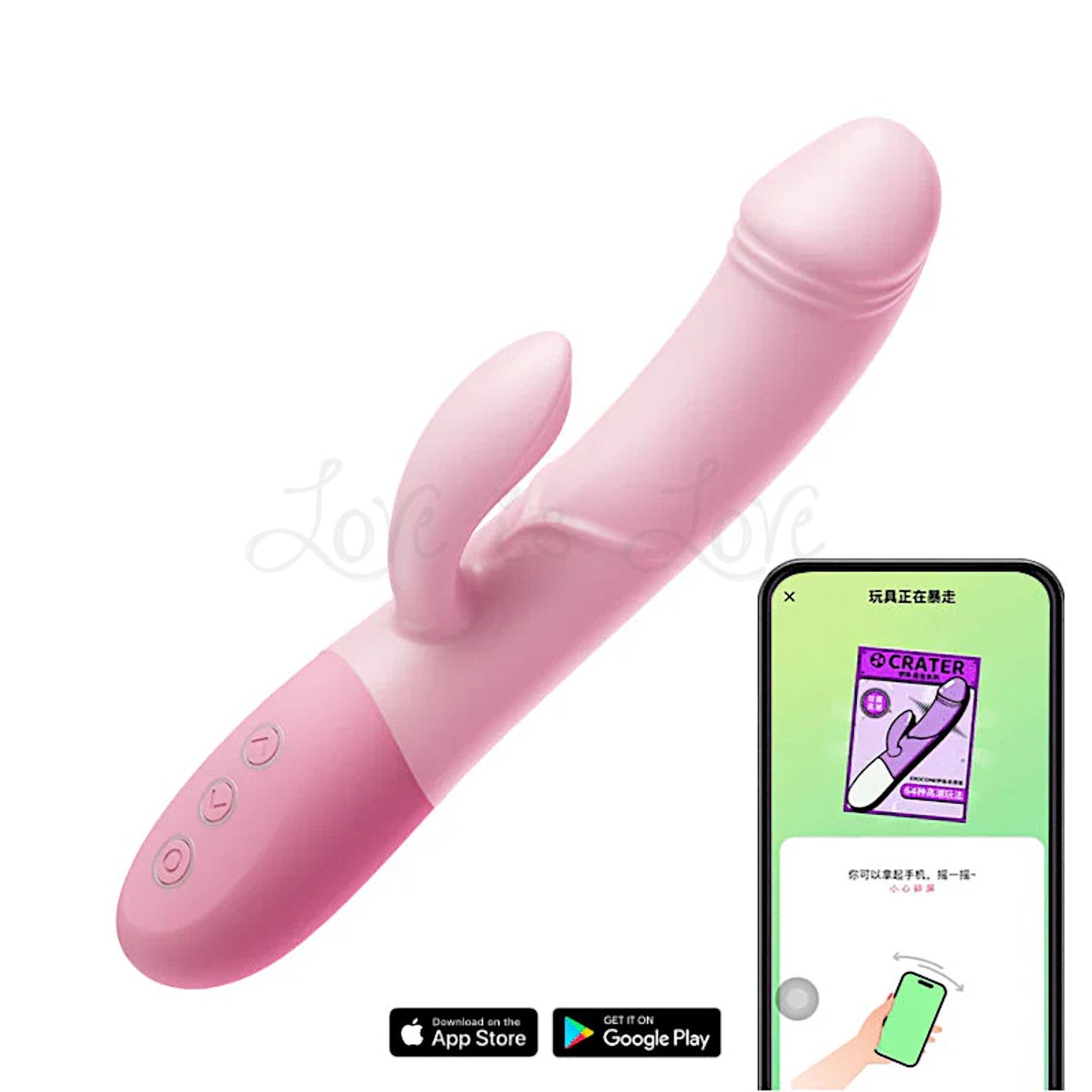 Erocome Crater Smart Heating App-Control Vibrator