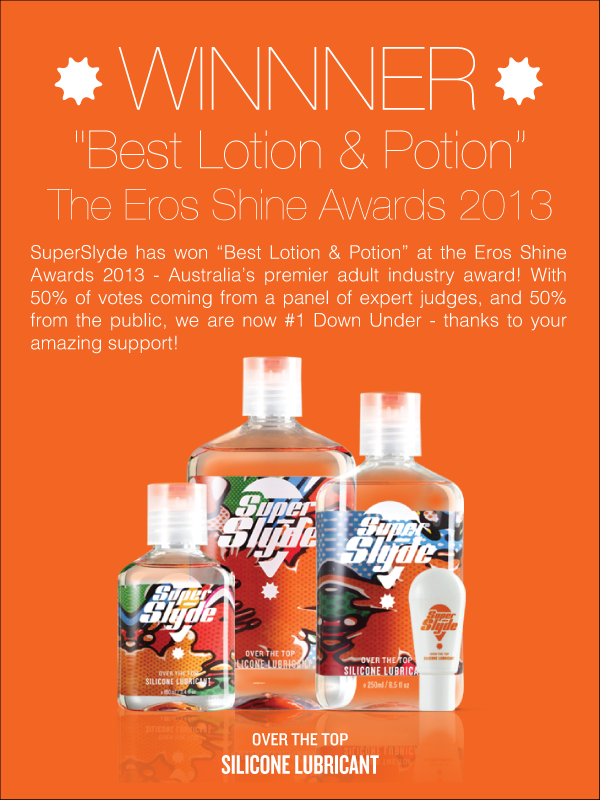 SuperSlyde Original Silicone Lubricant 100 ML or 250 ML or 400 ML (Authorized Dealer)