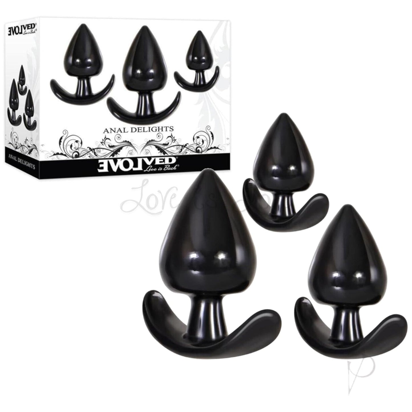 Evolved Anal Delights 3 Piece Anal Plug Set (Limited Period Sale)