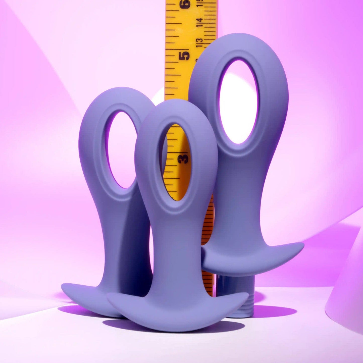Evolved Hole Punch Silicone Plug Set With Removable Vibrating Bullet