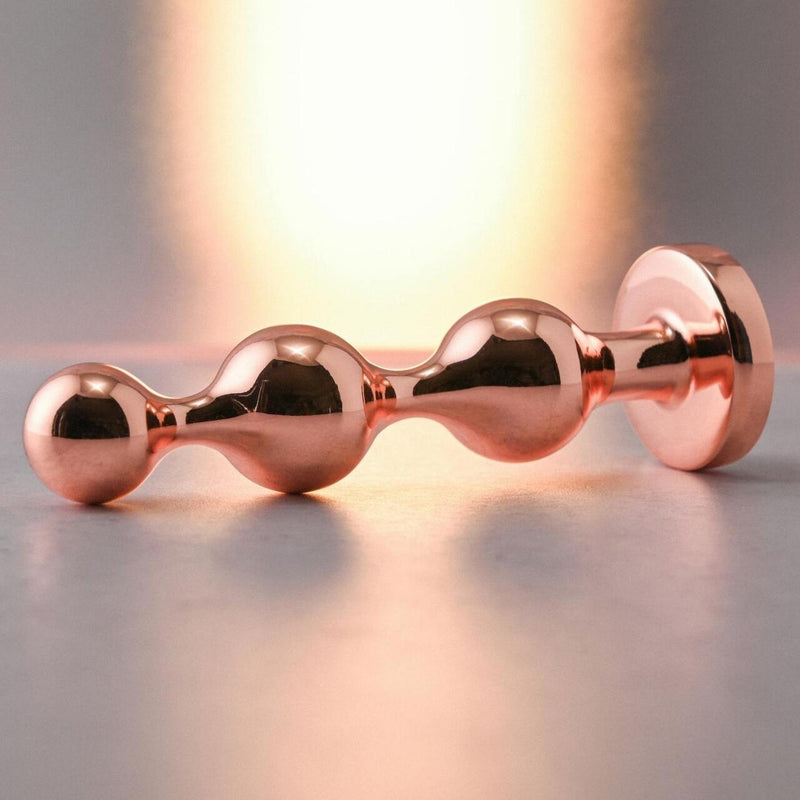 Evolved Novelties Gender X Gold Digger Plug Rose Gold/Black