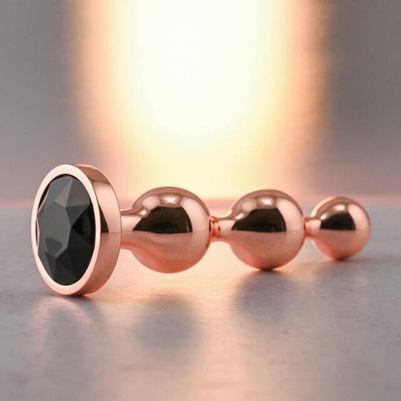 Evolved Novelties Gender X Gold Digger Plug Rose Gold/Black