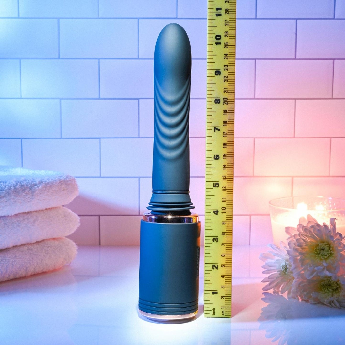 Evolved Too Hot To Handle USB Rechargeable Thrusting Sex Machine Black