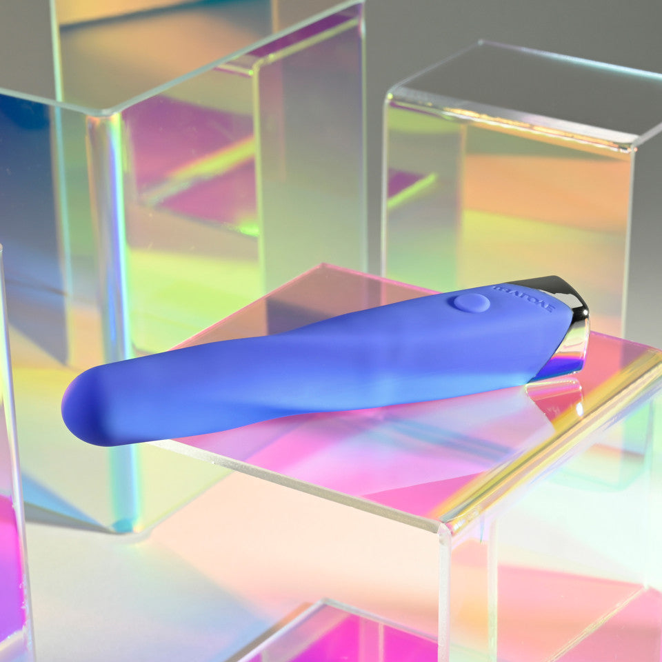 Evolved Twisted Temptation Rechargeable Silicone Bullet Vibrator Blue