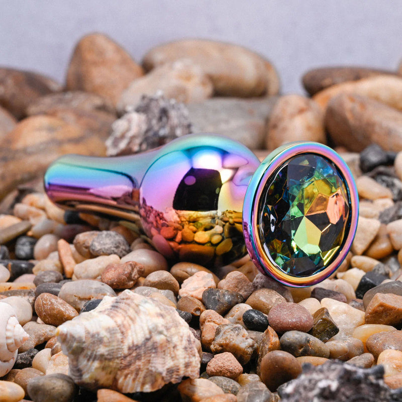 Evolved Rainbow Metal Plug Small or Medium or Large