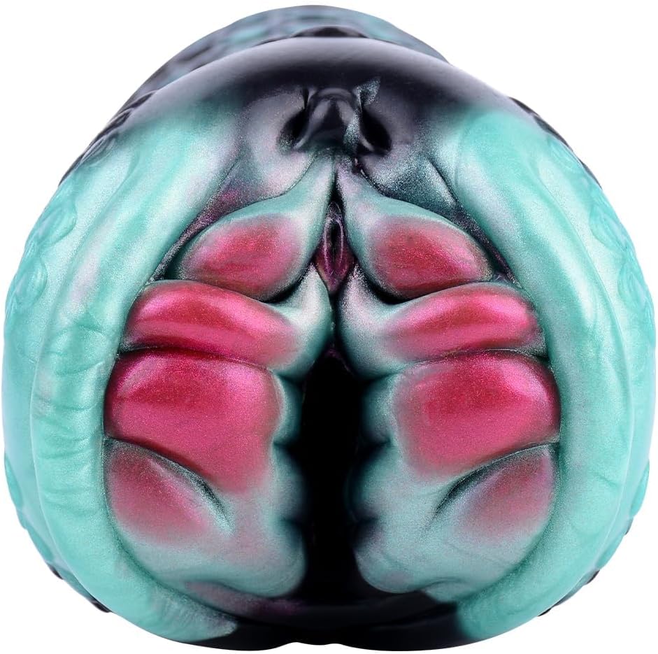 Fantasy Creature Black Mamba Stroker Silicone Onahole Masturbator 510G