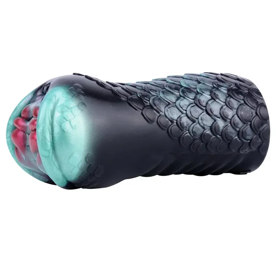 Fantasy Creature Black Mamba Stroker Silicone Onahole Masturbator 510G