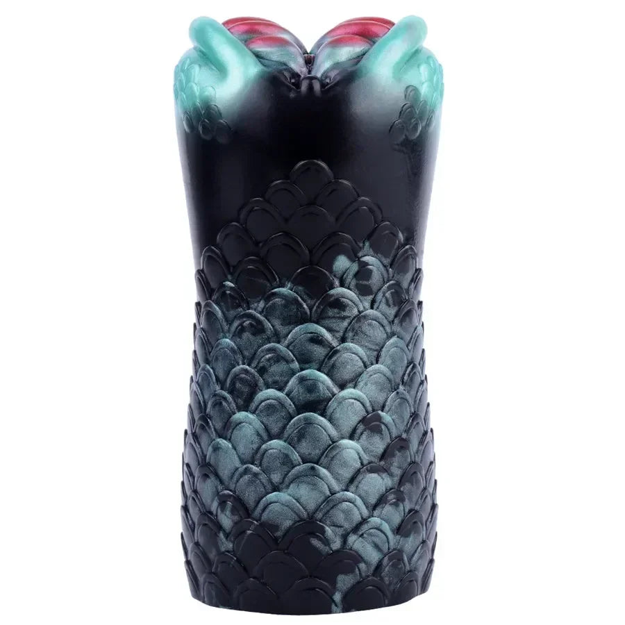 Fantasy Creature Black Mamba Stroker Silicone Onahole Masturbator 510G