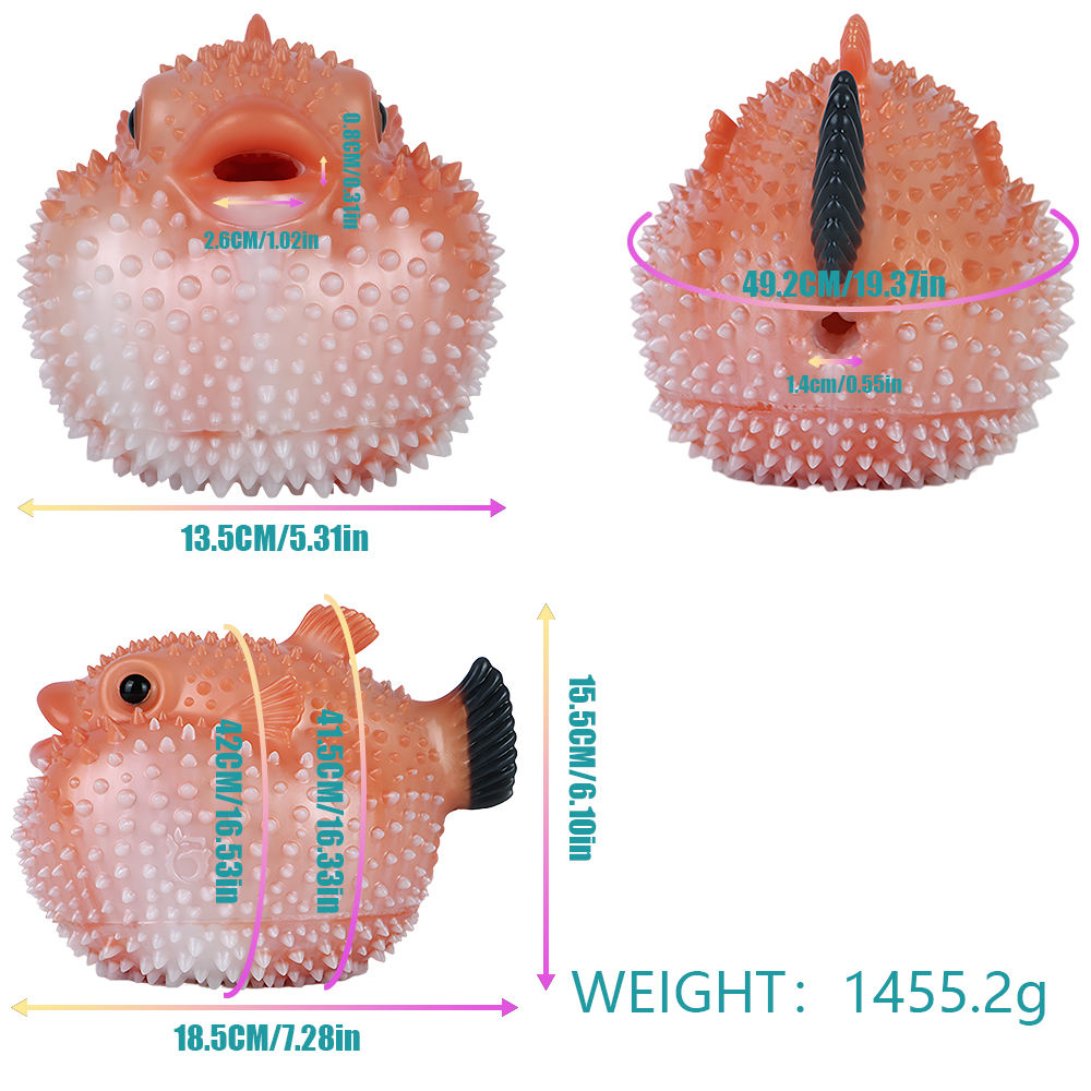 Fantasy Creature Blowfish Stroker Silicone Onahole Masturbator 1.45kg