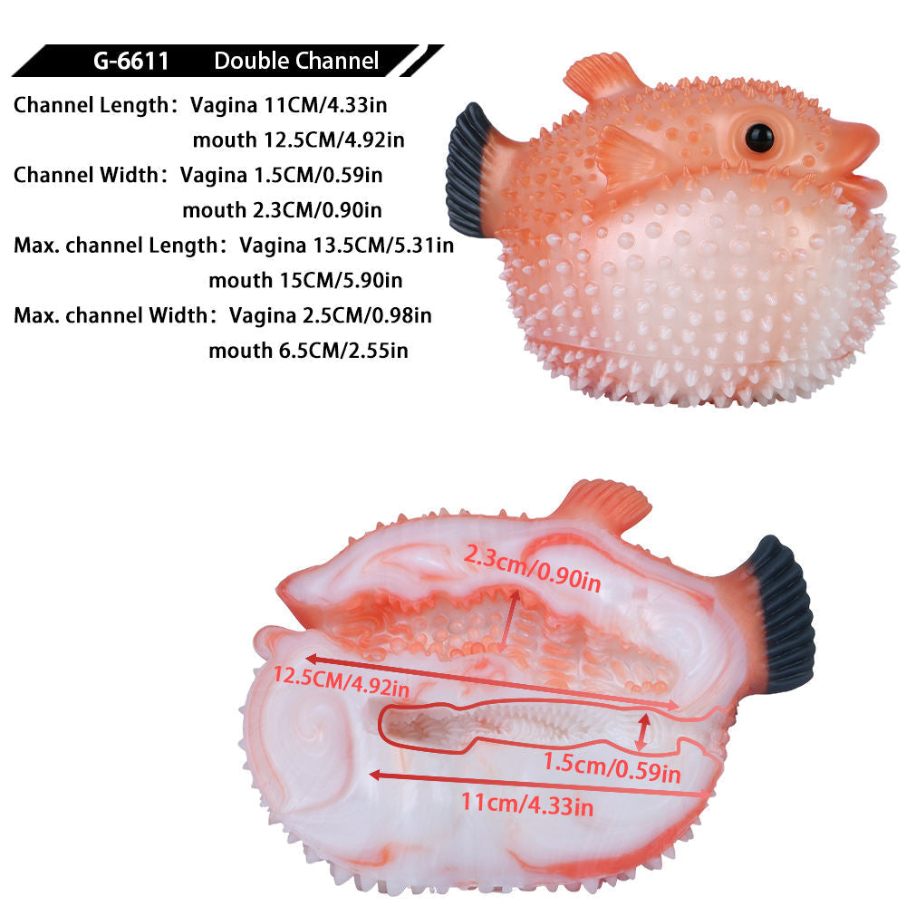 Fantasy Creature Blowfish Stroker Silicone Onahole Masturbator 1.45kg