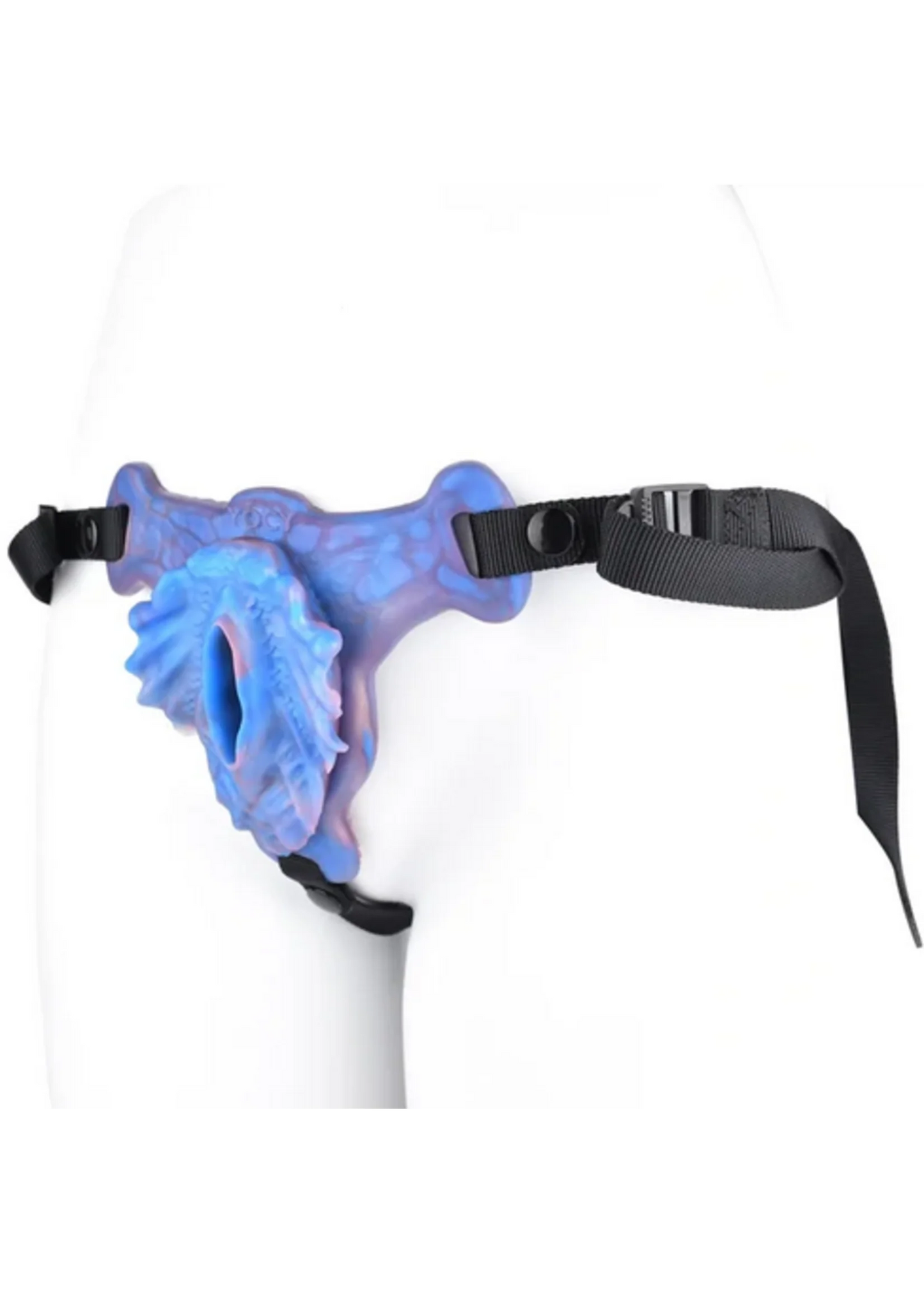 Fantasy Creature Blue Dragon Clit Stimulator Grinder with Belt Strap on