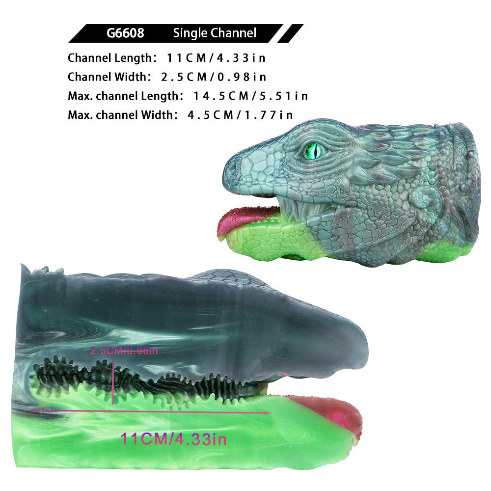Fantasy Creature Green Dragon Stroker Silicone Onahole Masturbator 1.1kg [Limited Period SALE]