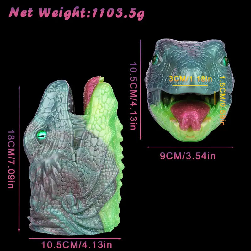 Fantasy Creature Green Dragon Stroker Silicone Onahole Masturbator 1.1kg [Limited Period SALE]