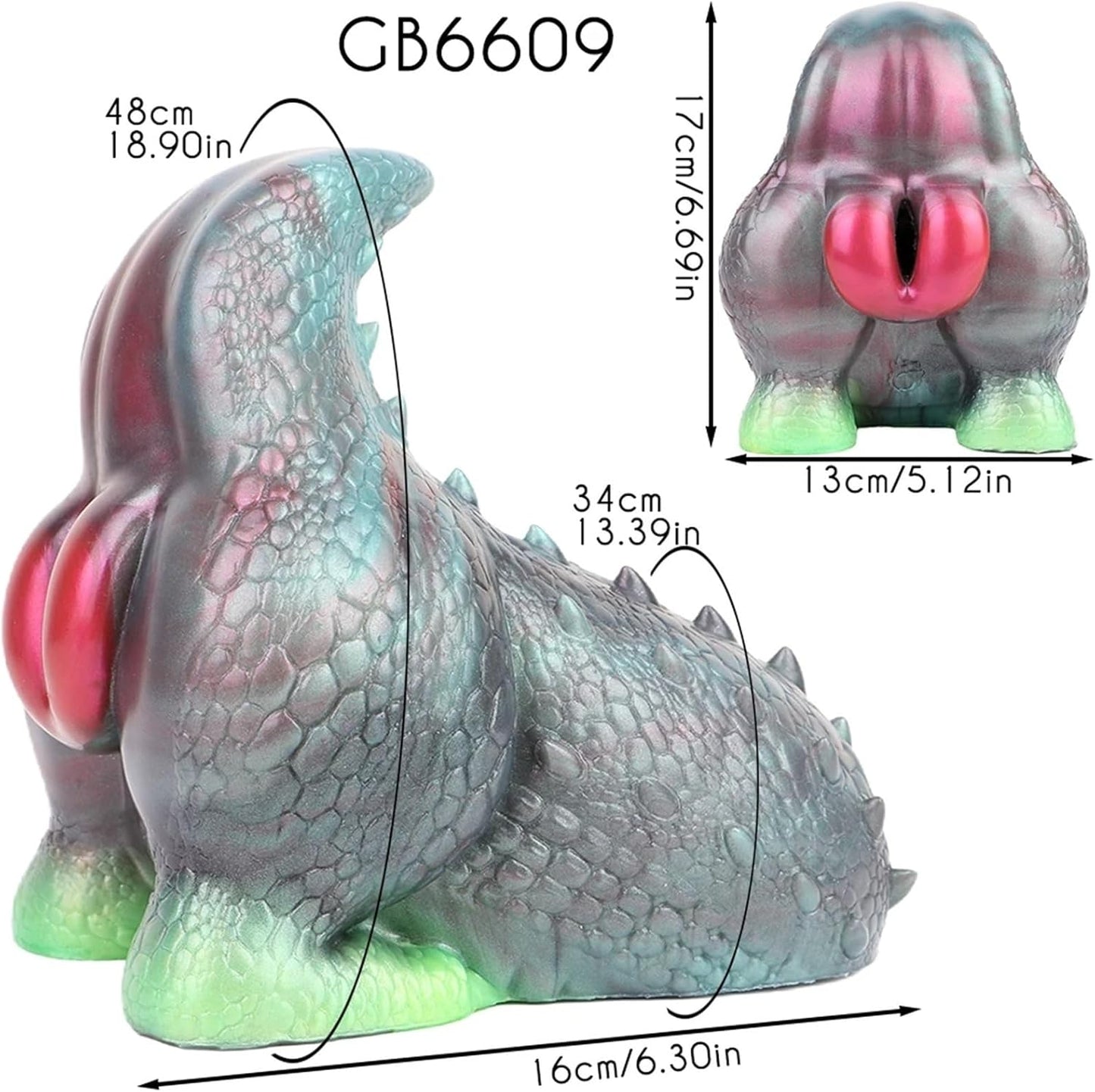 Fantasy Creature Green Reptilian Stroker Silicone Onahole Masturbator 1.48kg [Limited Time Offer]