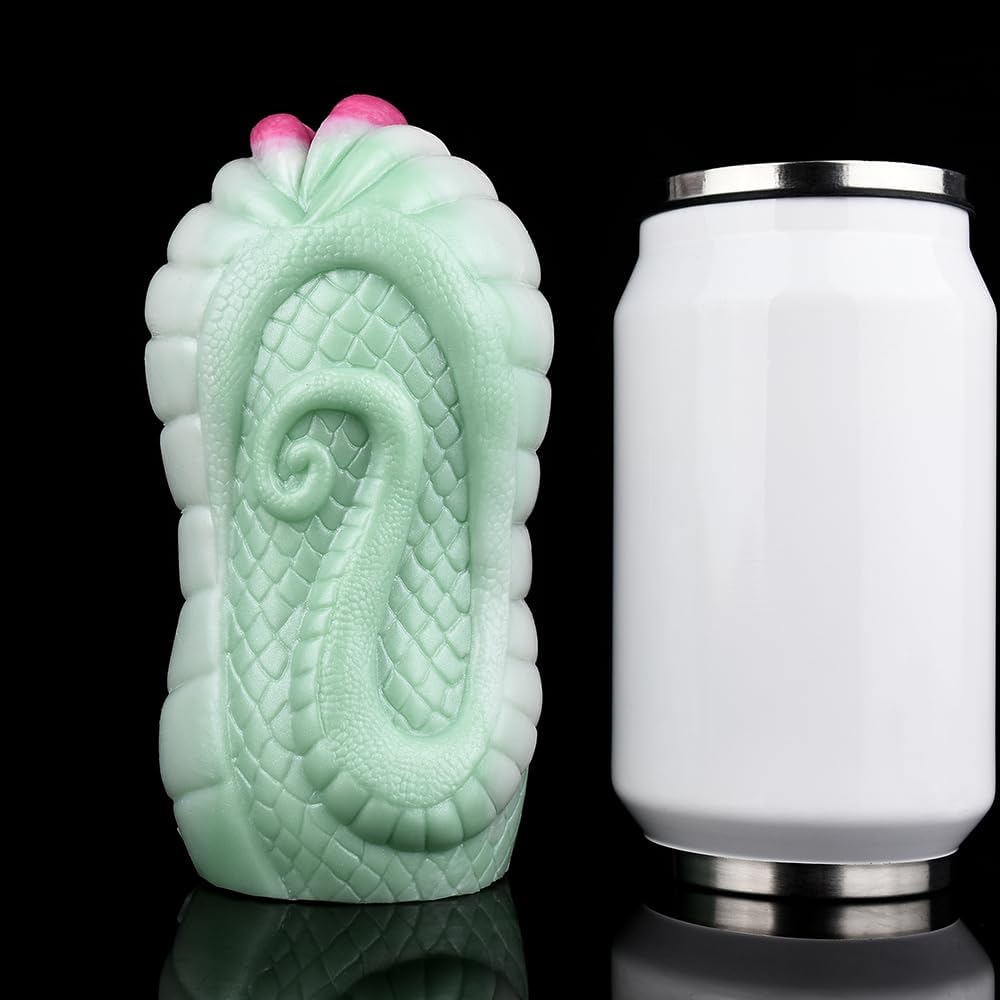 Fantasy Creature Green Snake Stroker Silicone Onahole Masturbator 488G [Limited Time Offer]