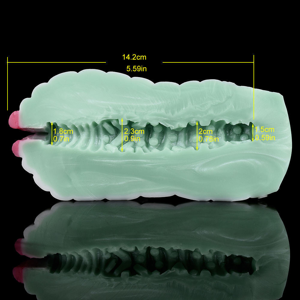 Fantasy Creature Green Snake Stroker Silicone Onahole Masturbator 488G [Limited Time Offer]
