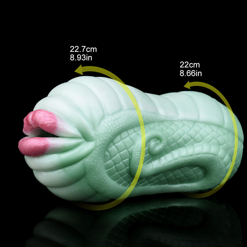 Fantasy Creature Green Snake Stroker Silicone Onahole Masturbator 488G [Limited Time Offer]