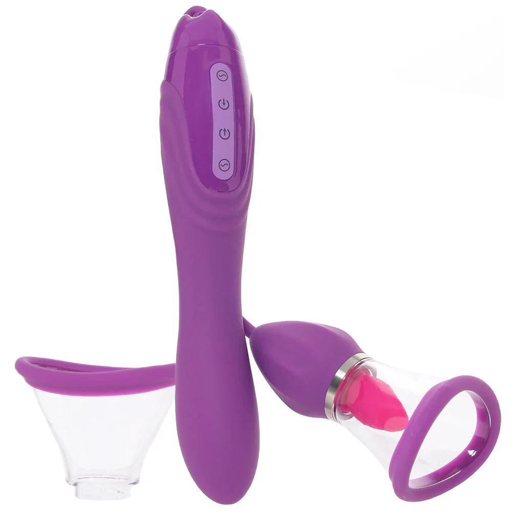 Fantasy For Her Her Ultimate Pleasure MAX Tongue-Action, Suction and G-Spot Vibrator