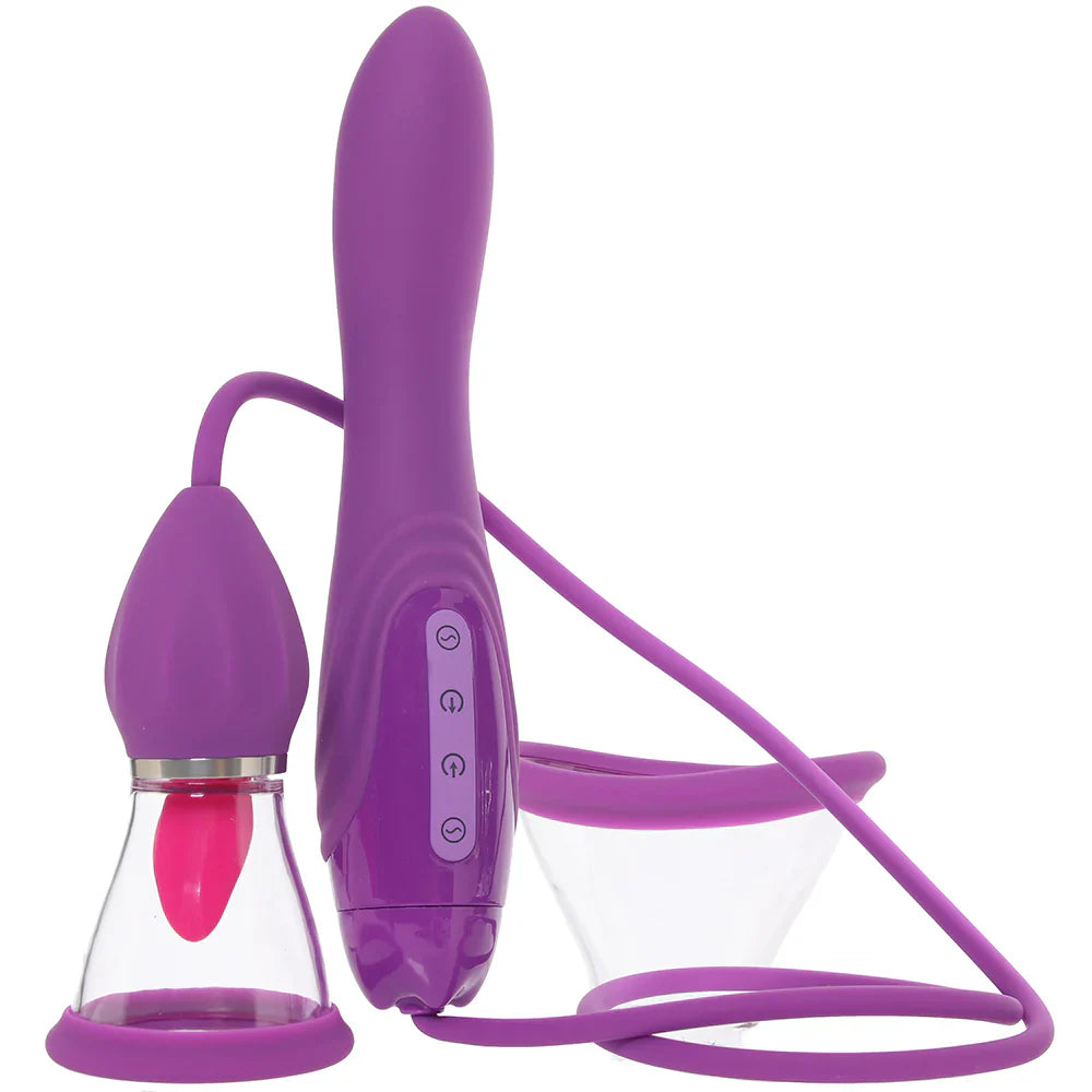 Fantasy For Her Her Ultimate Pleasure MAX Tongue-Action, Suction and G-Spot Vibrator