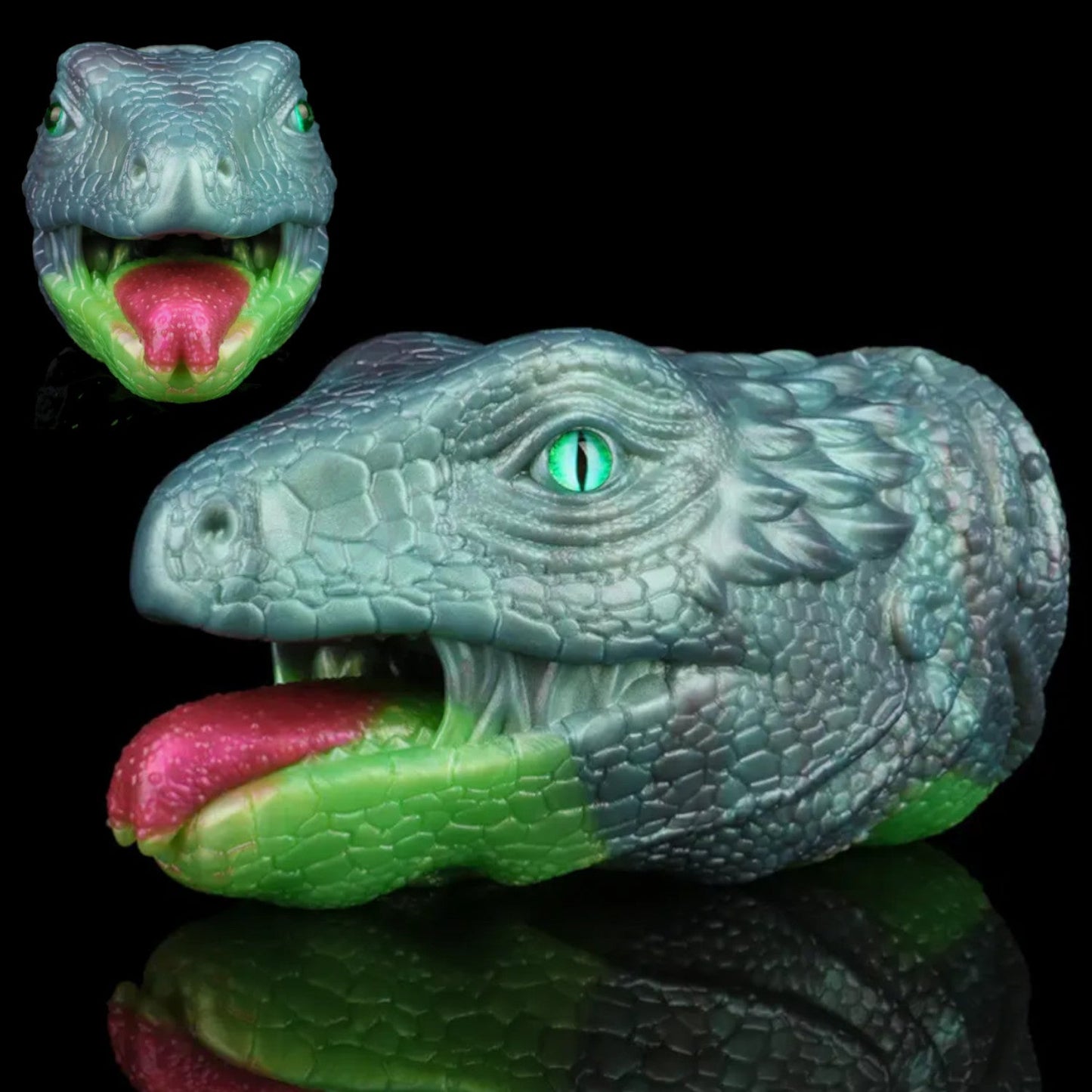 Fantasy Creature Green Dragon Stroker Silicone Onahole Masturbator 1.1kg [Limited Period SALE]