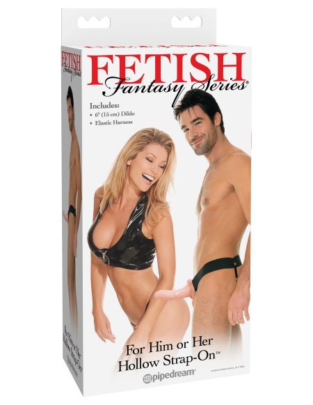 Fetish Fantasy Series Hollow Strap-On For Him Or Her Flesh