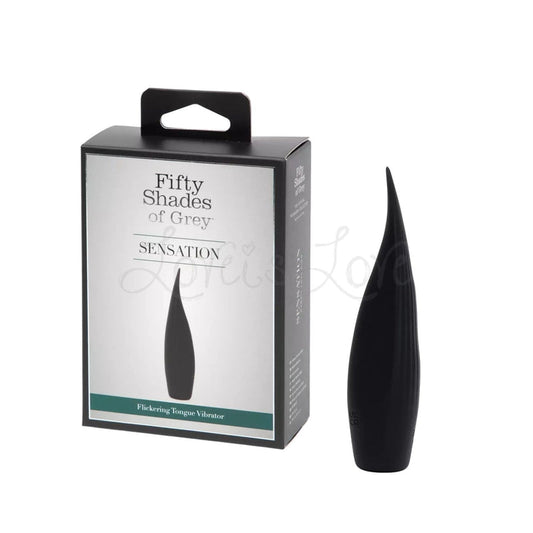Fifty Shades of Grey Sensation Rechargeable Flickering Tongue Vibrator in Black (Limited Period Sale)