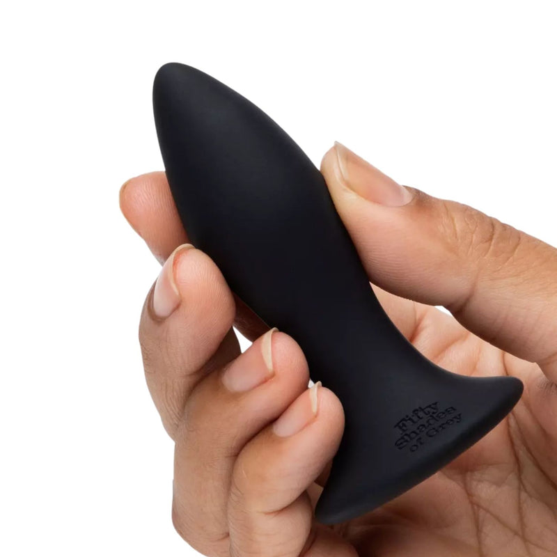 Fifty Shades of Grey Sensation Rechargeable Vibrating Butt Plug Black