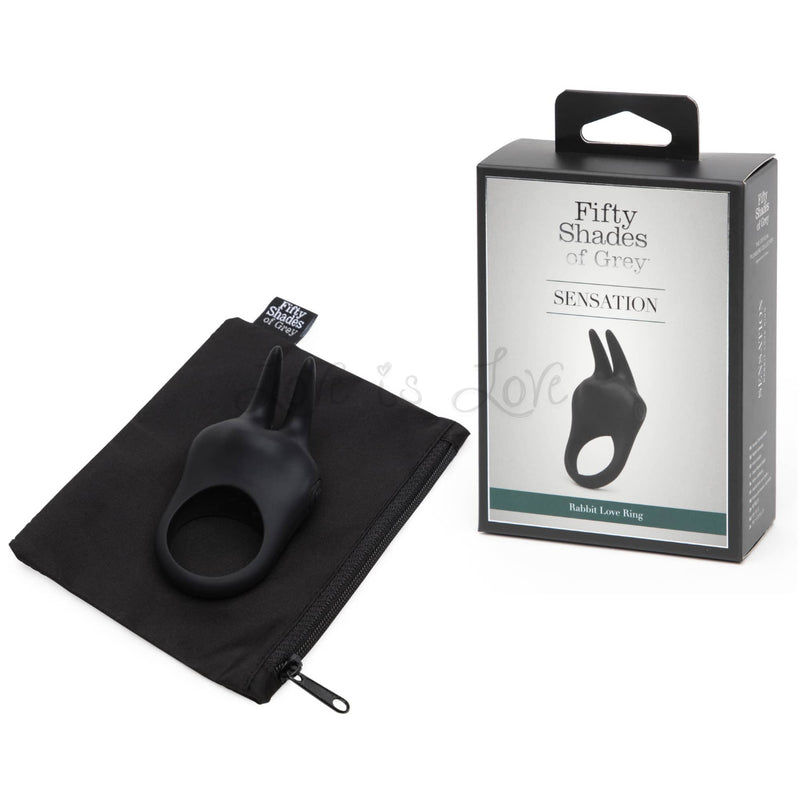 Fifty Shades Of Grey Sensation Rechargeable Vibrating Rabbit Love Ring