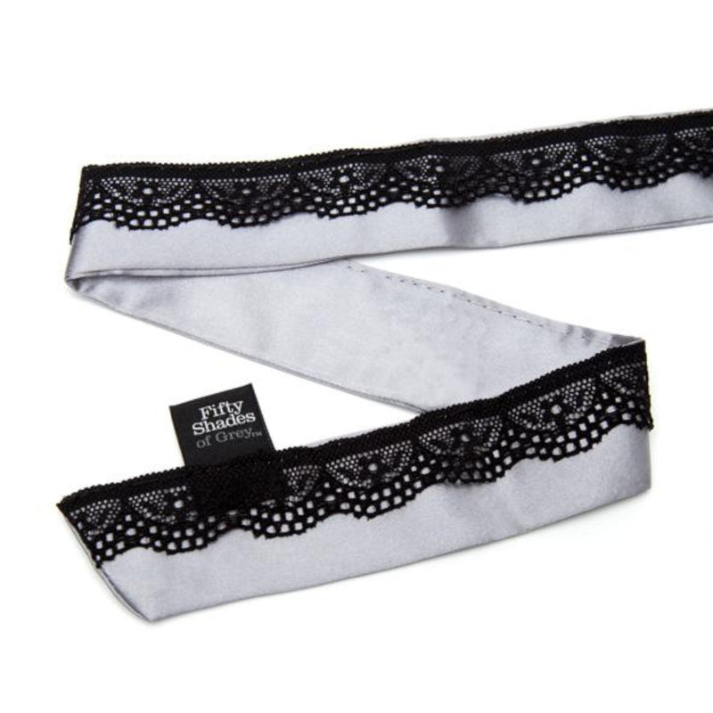 Fifty Shades of Grey Play Nice Satin Lace Collar Nipple Clamps