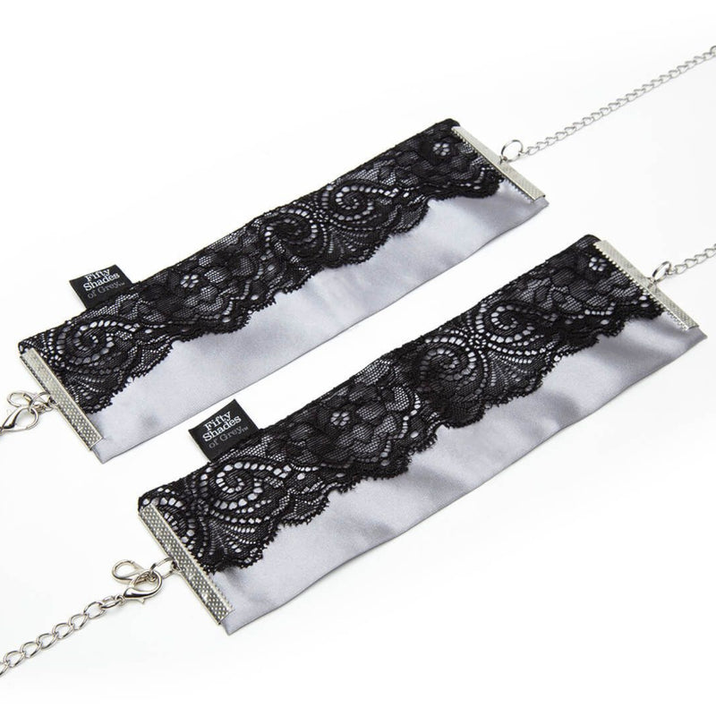 Fifty Shades of Grey Play Nice Satin Lace Wrist Cuffs