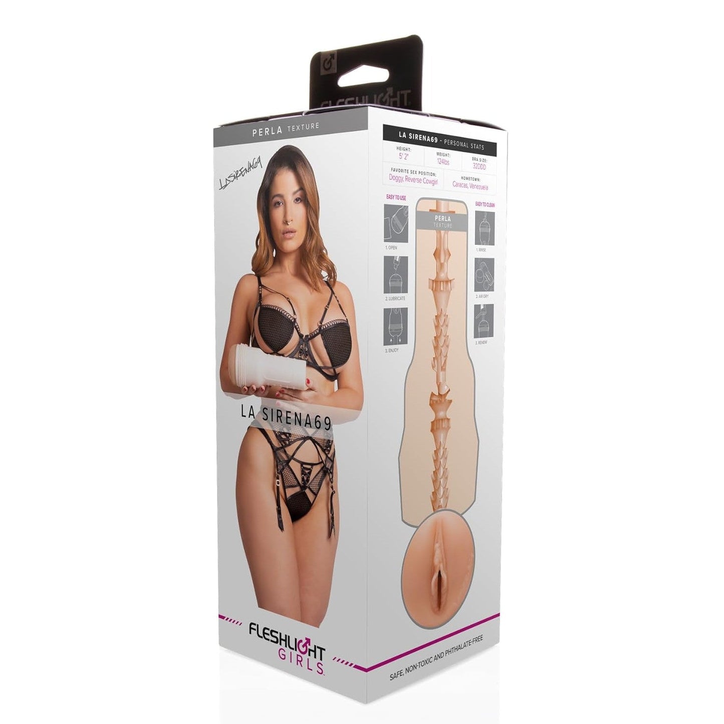 Fleshlight Girls La Sirena69 Perla Vagina  (New Series - Made in USA)