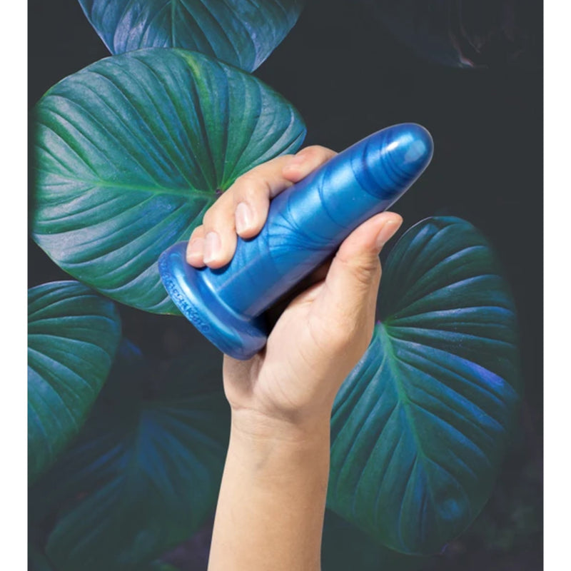 Fleshlight Herspot Cobalt Lily Platinum-Cured Silicone Straight Dildo