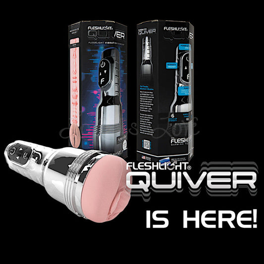 Fleshlight Quiver Vibrating Masturbator with FleshTemp Warming Technol