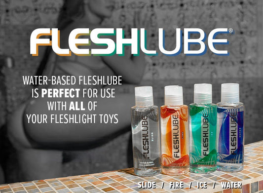 Fleshlight Fleshlube Water-Based Lubricants Water or Fire or Ice