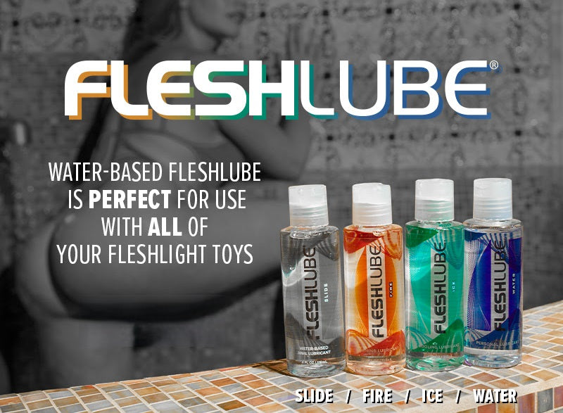 Fleshlight Fleshlube Water-Based Lubricants Water or Fire or Ice