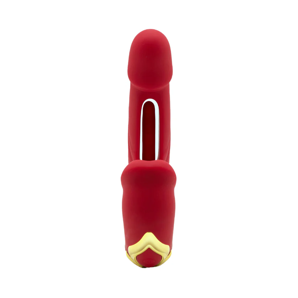 Flickering Lips G-Spot Flicking and Licking Rabbit Vibrator