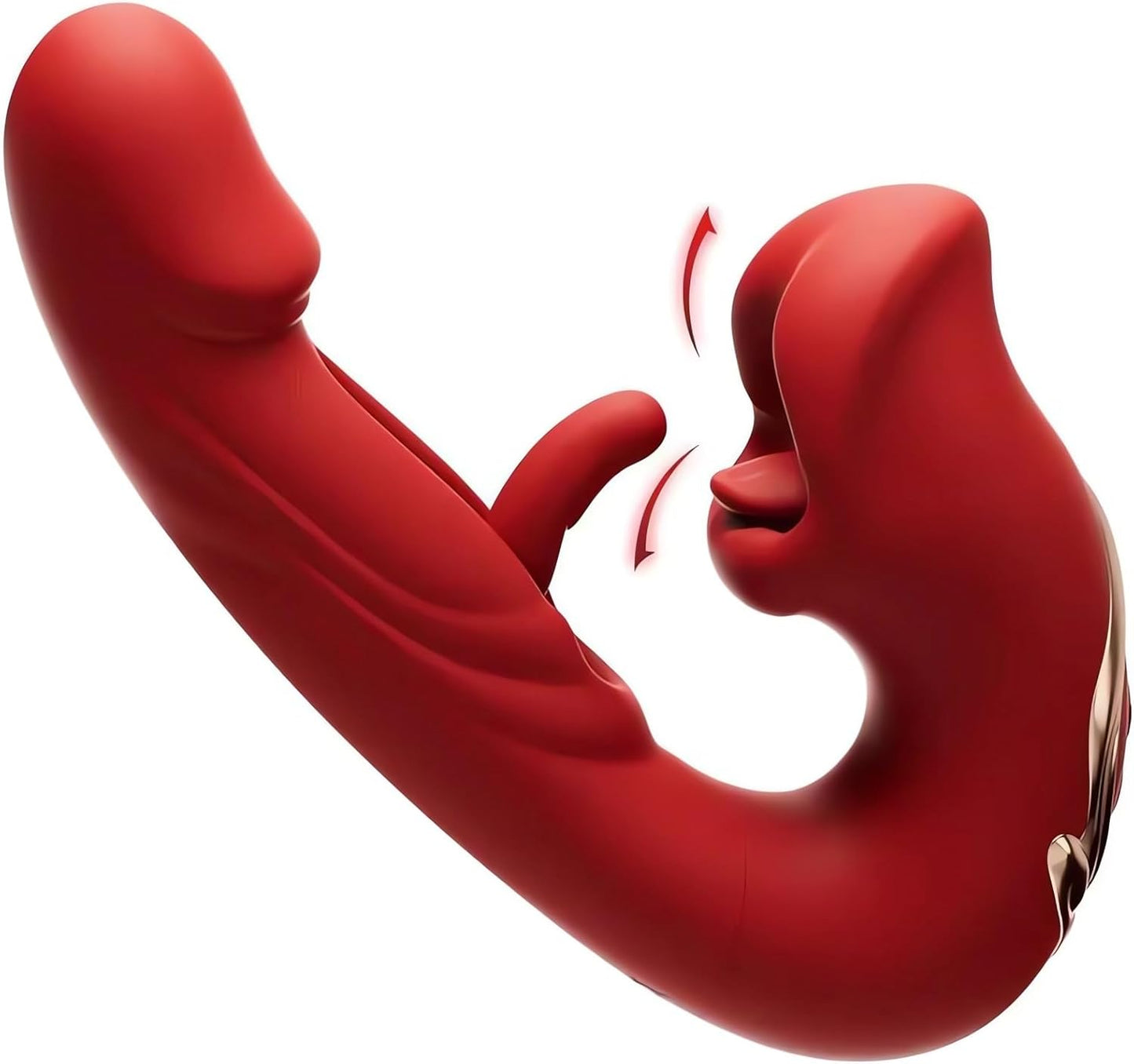 Flickering Lips G-Spot Flicking and Licking Rabbit Vibrator