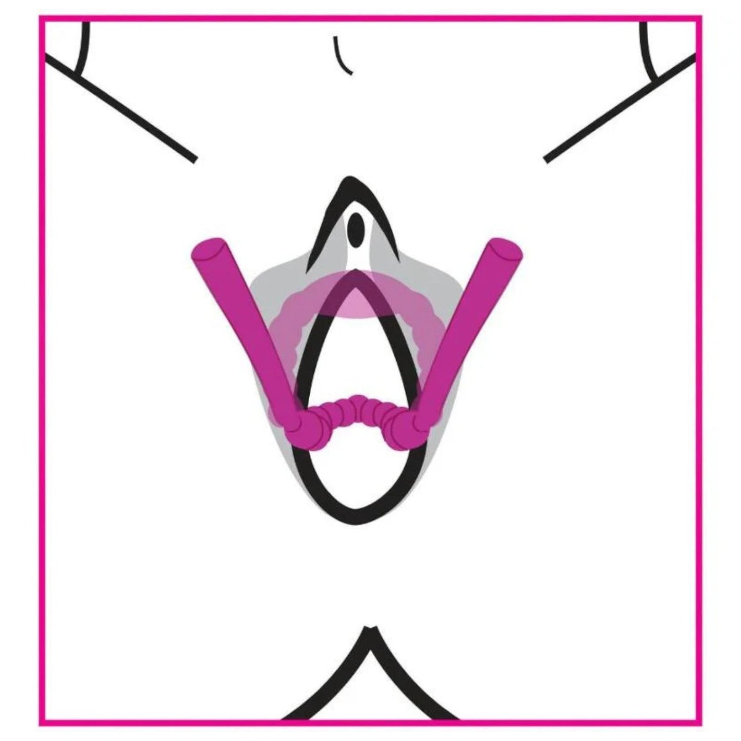 Frisky Petal Pusher Silicone Labia Spreader