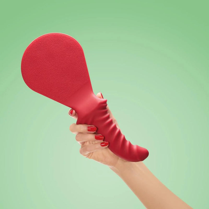 Fun Factory Buck Dich Kinky Spanking Paddle with Dildo Handle (Two Toys In One)