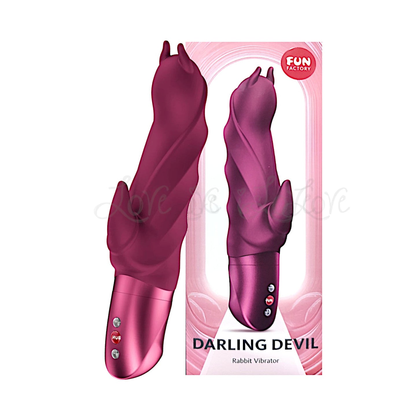Fun Factory Darling Devil Rabbit Vibrator Wine Red (Brand New Edition 2026)