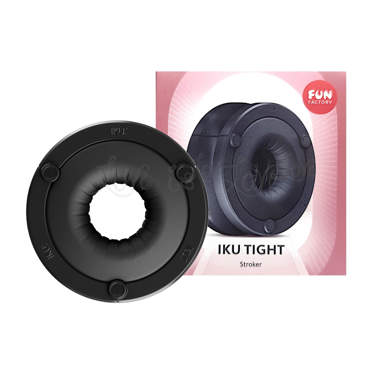 Fun Factory IKU Tight Soft Stroker Masturbator Black