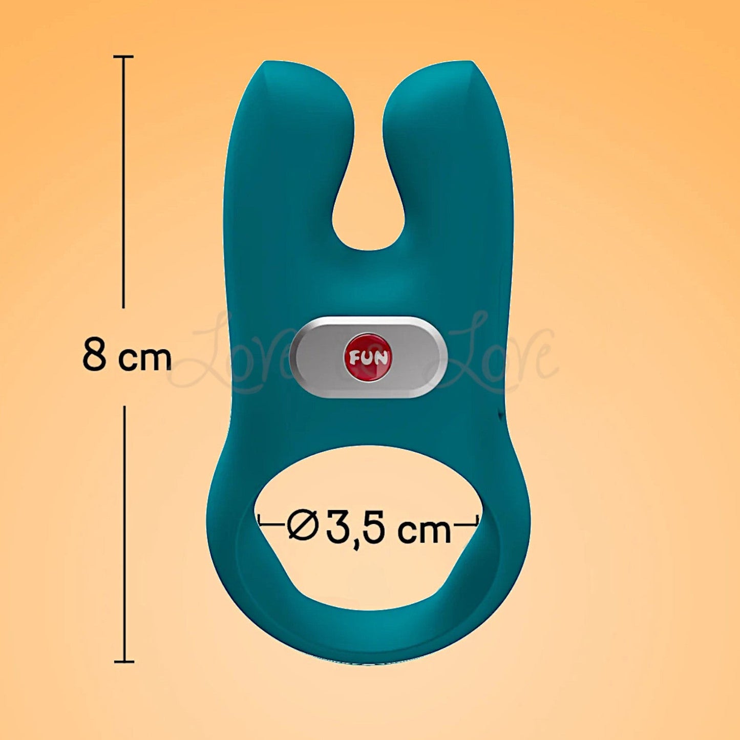Fun Factory Nos Dual Motor Vibrating Silicone Cock Ring Bottle Green