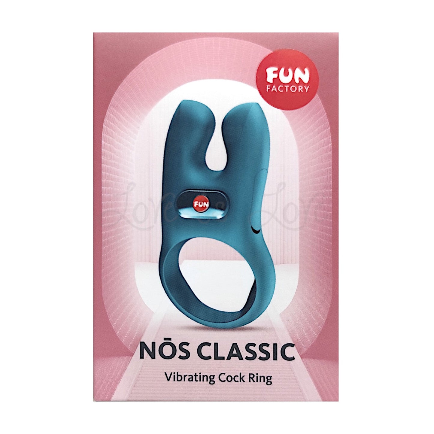 Fun Factory Nos Dual Motor Vibrating Silicone Cock Ring Bottle Green