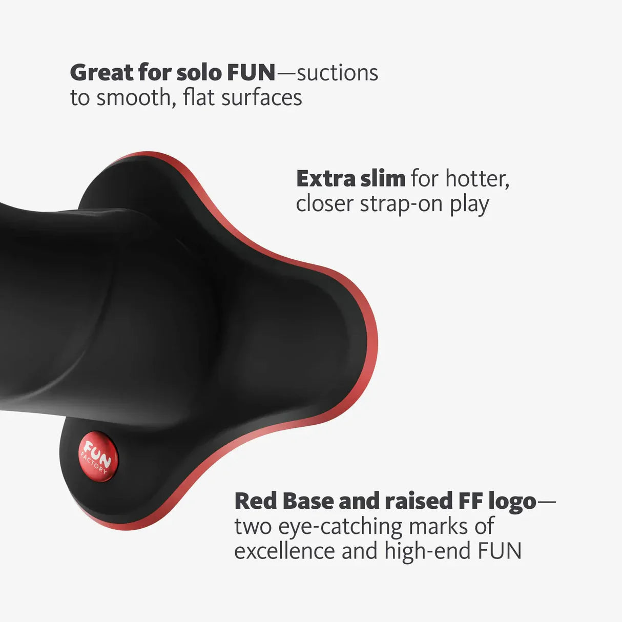 Fun Factory The Boss Stub G Spot Dildo Black (Brand New Edition 2026)