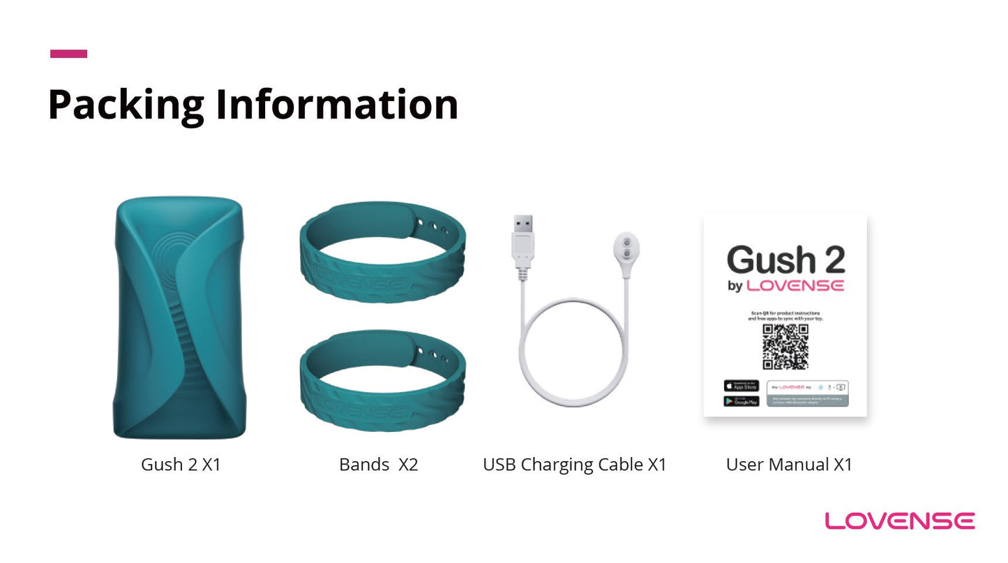 Lovense Gush 2 App-Controlled Vibrating & Oscillating Penis Massager