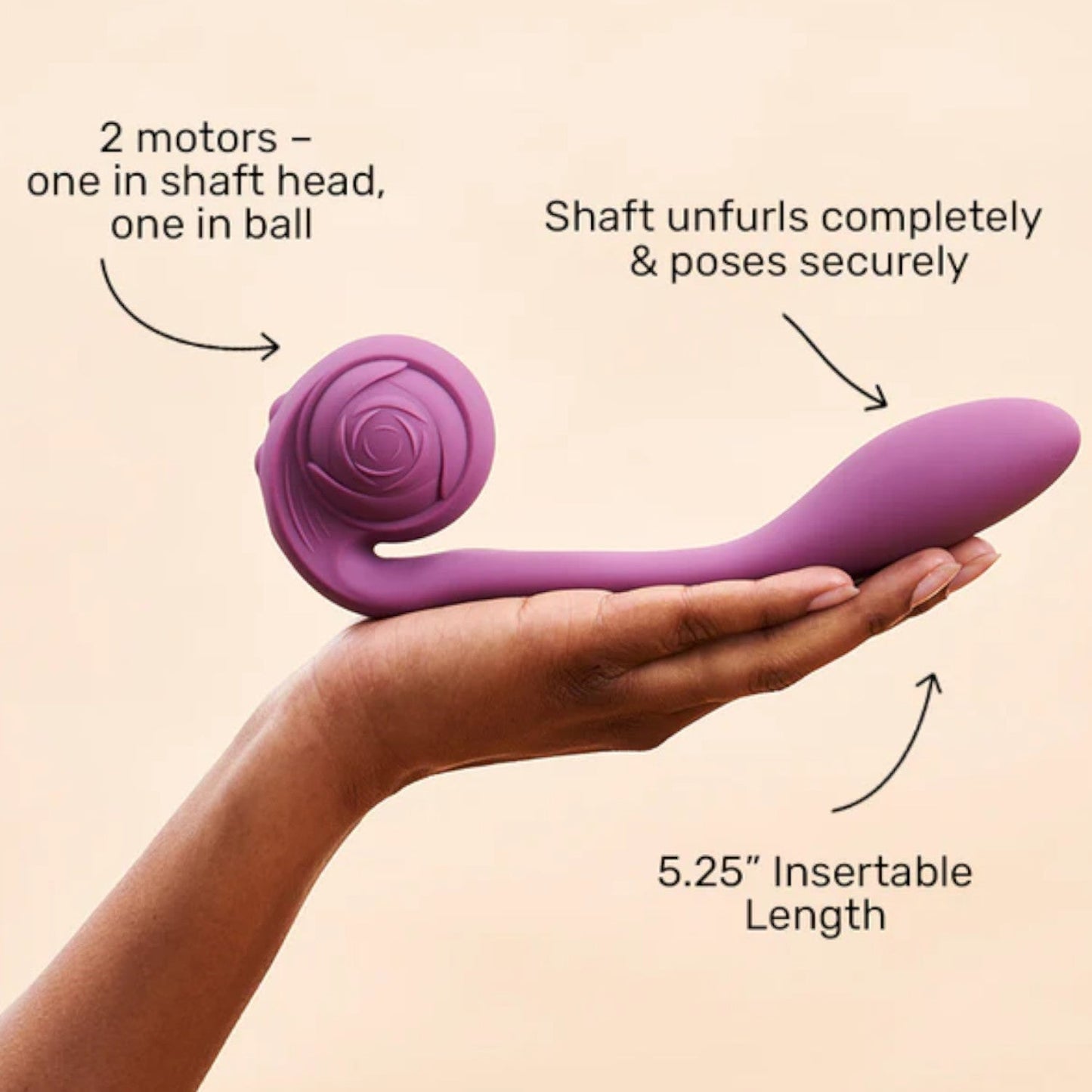 Gender X Poseable You 10-Speed Silicone Vibrator (Poseable Shaft For Maximum Comfort)