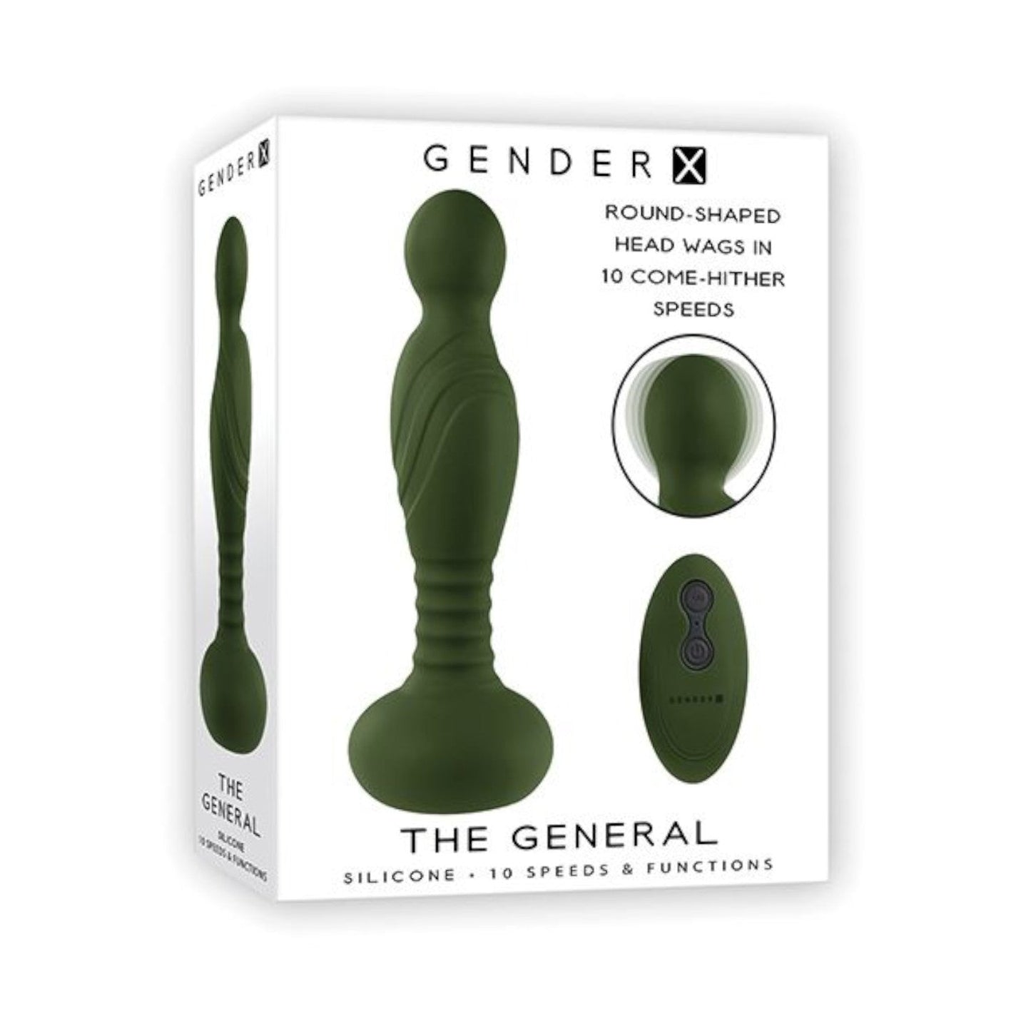 Gender X The General Dual- Motor Silicone Vibrator With Remote