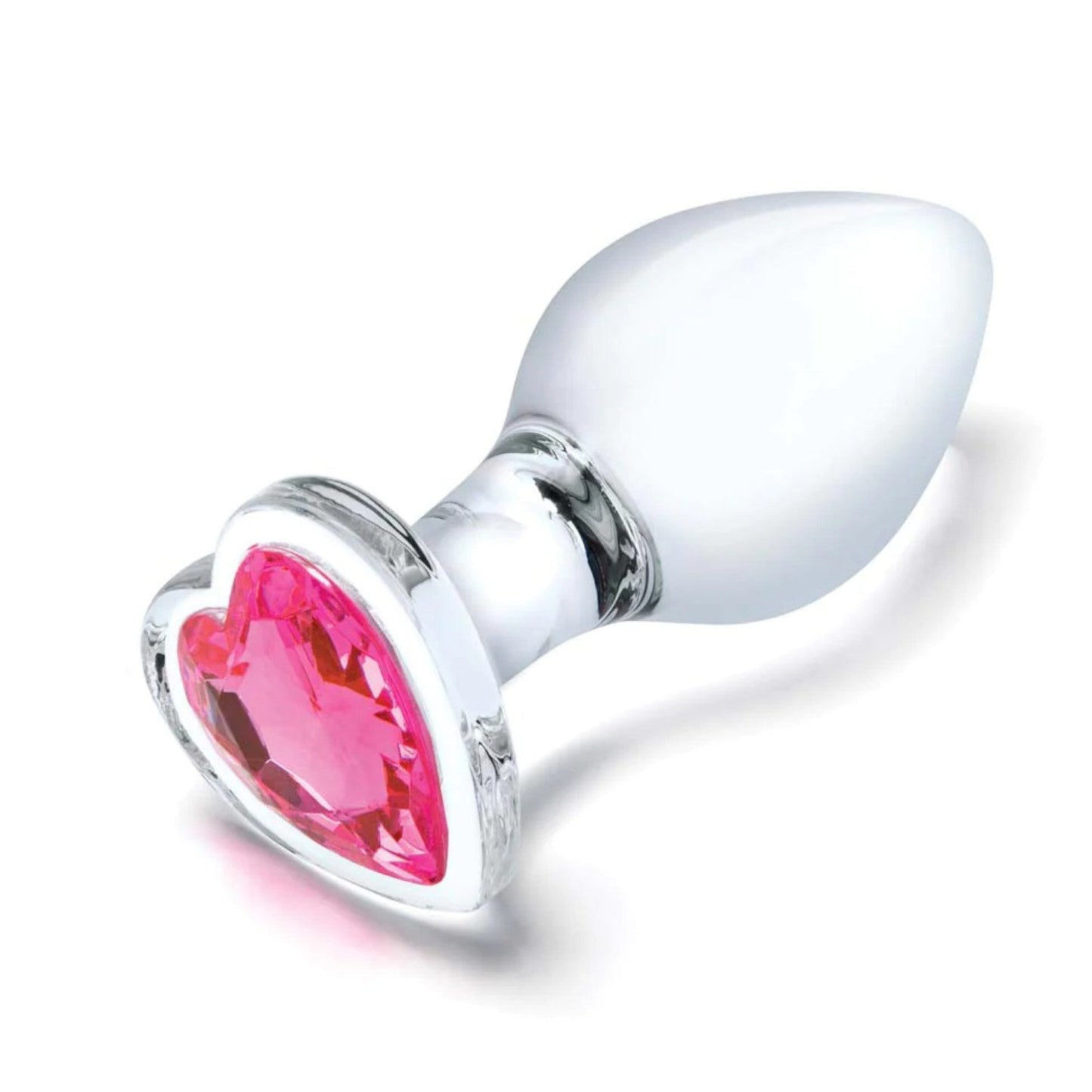 Glas 3-Piece Heart Jewel Glass Anal Plug Gem Training Kit