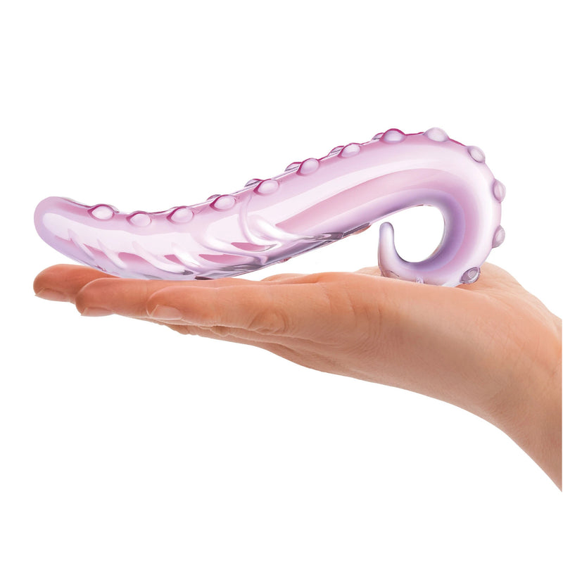 Glas 6 Inch Lick-It Glass Dildo