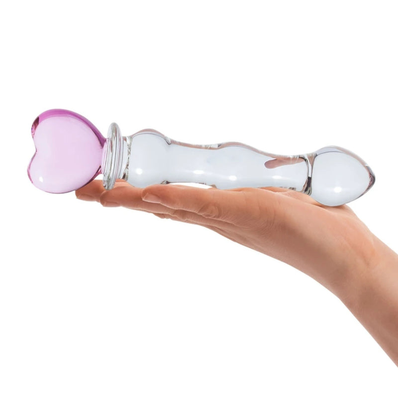 Glas 8 Inch Sweetheart Glass Dildo